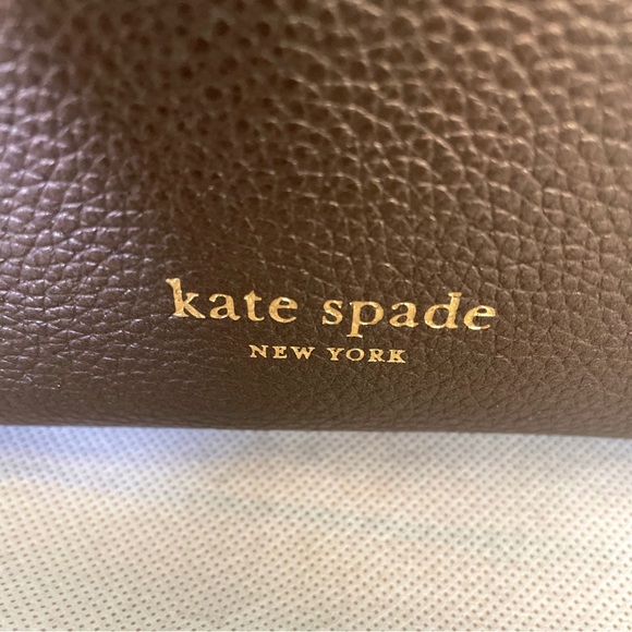 kate spade Eva Bucket bag satchel removable adjustable crossbody small/mini ash - Picture 7 of 15